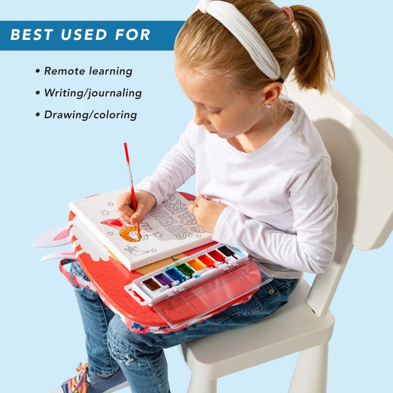 LAPGEAR Lap Pets Lap Desk for Lilâ€™ Kids - Llama - Fits up to 11.6 Inch Laptops - Style No. 46749 - Image 2